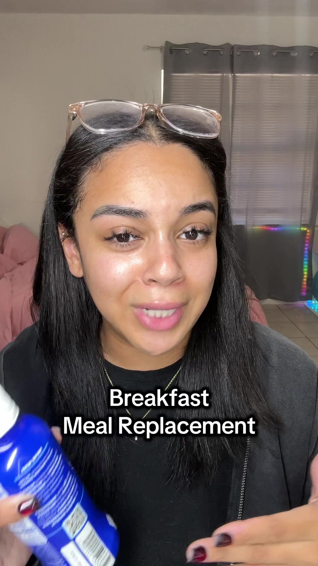 TikTok post by @naashalyyy for Koia. Caption reads: Better for my stomach and my pockets 🙂‍↕️💙....