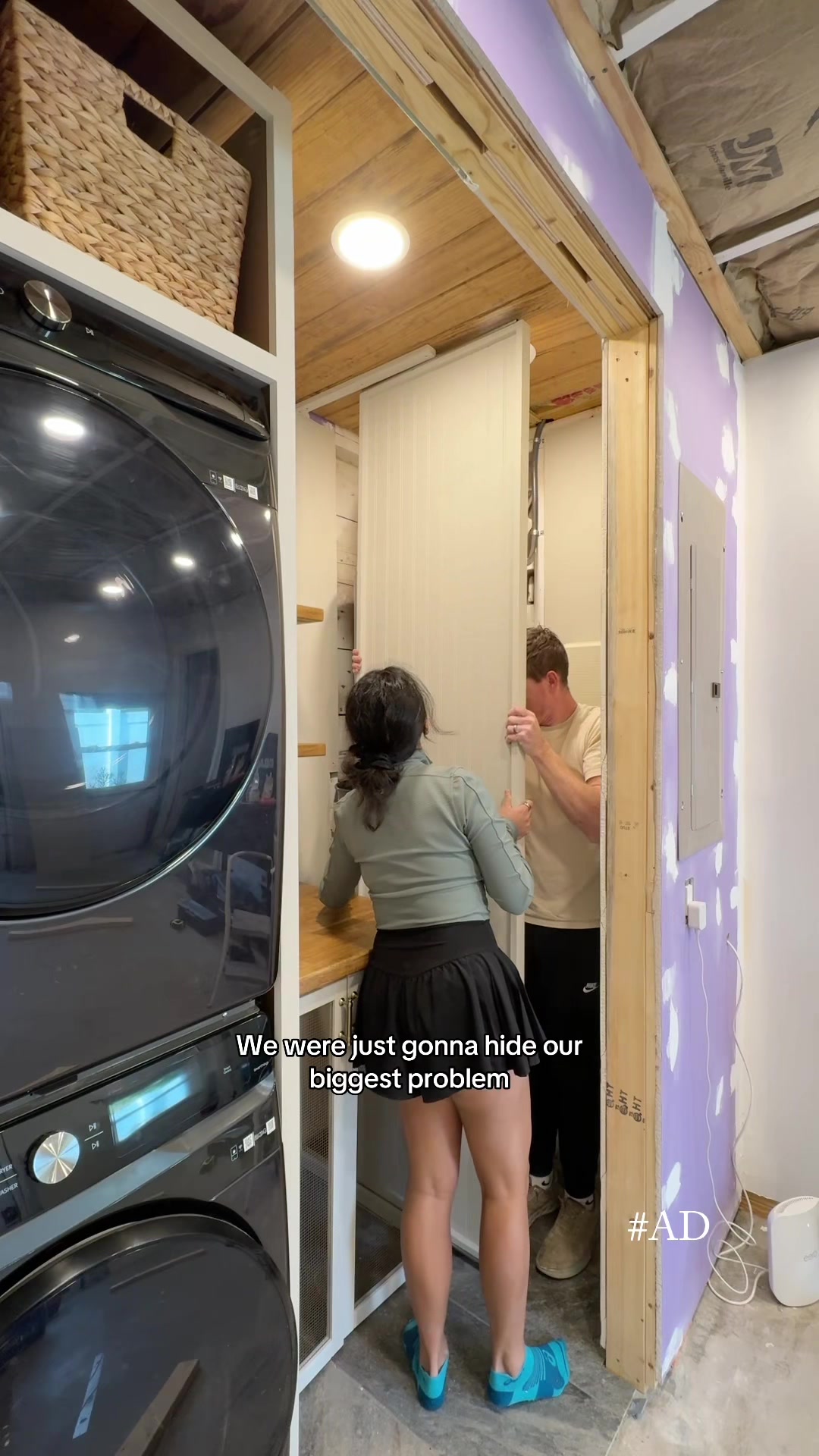 TikTok post by @gabbydolechek for Lowe's. Caption reads: [...] find everything in my store front....