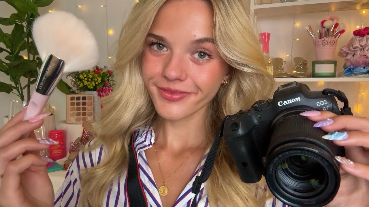 YouTube post by @OceansASMR for Scentbird. Caption reads: ASMR Model Casting Roleplay: Taking Your Digitals....