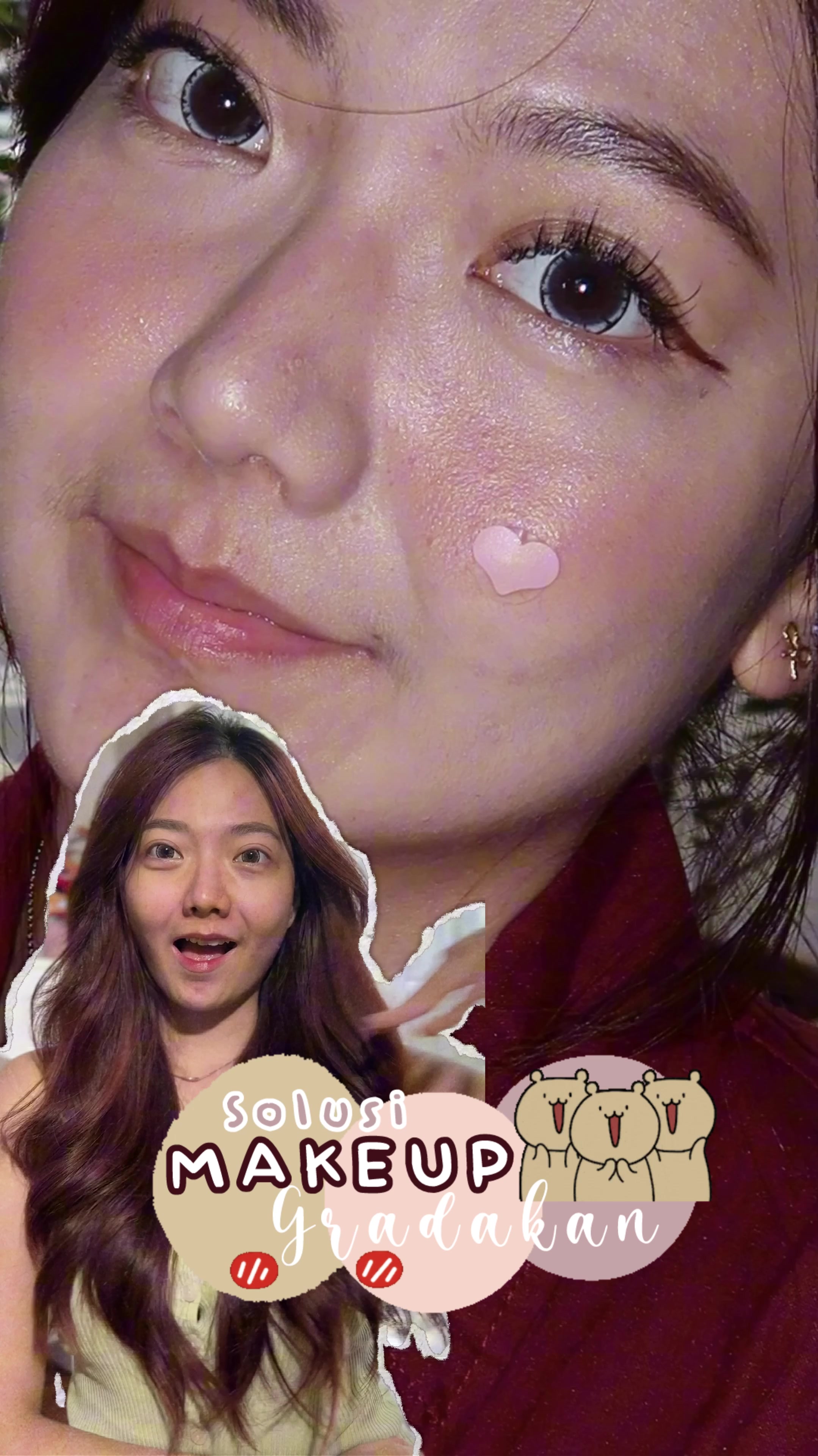 TikTok post by @irma.iryanto3 for Garnier Indonesia. Caption reads: Kalo ga nemuin produk Garnier Tri Acid Peeling....