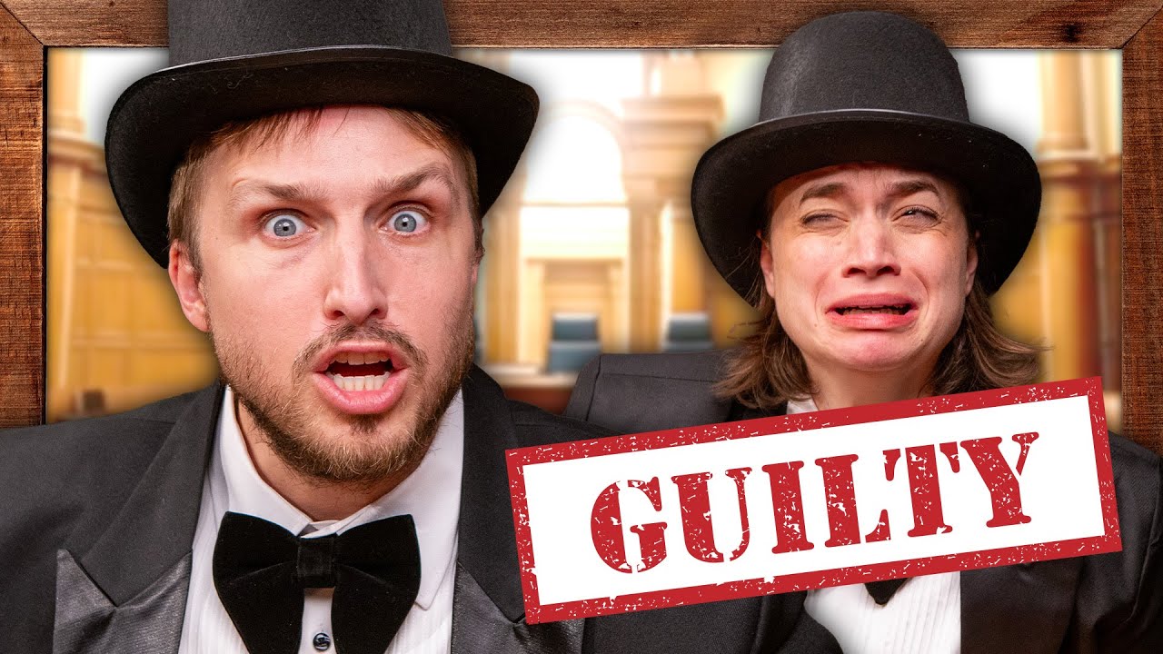 YouTube post by @SmoshGames for Smosh. Caption reads: The Gentlemen Go To Court.