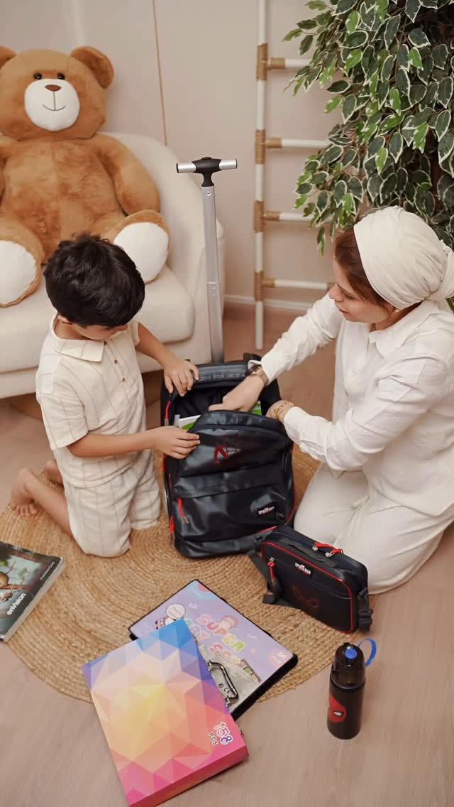 Instagram post by @nesmaelgoharyofficial for Babyshop. Caption reads: [...] peace of mind for every parent 💛
With....