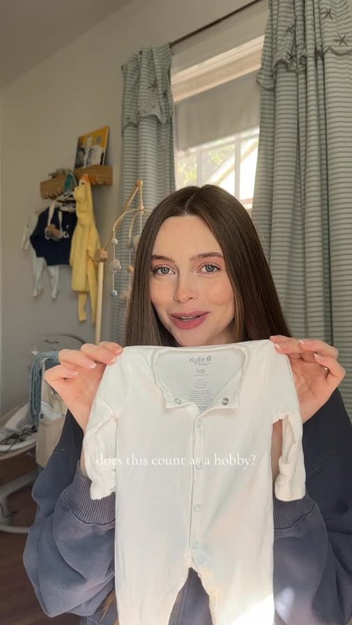 Instagram post by @heyitslanilynn for Babylist. Caption reads: Very ready & yet at the same time, not ready at....