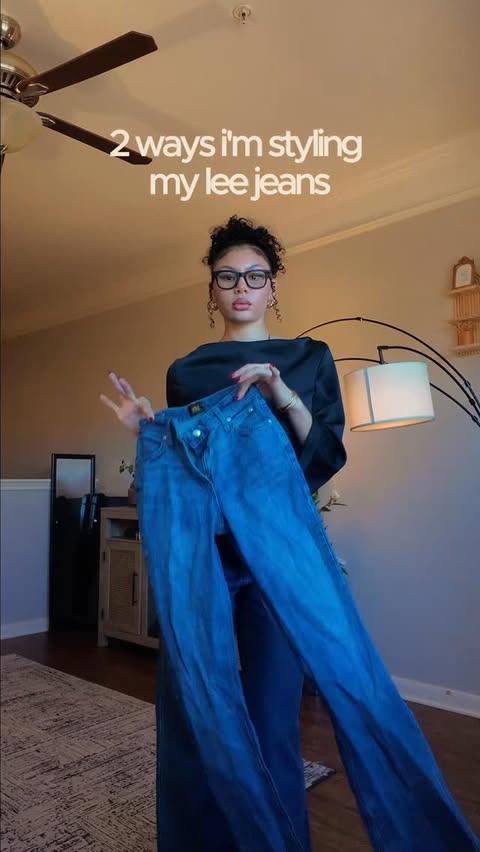 Instagram post by @azhaiboggs for Lee Jeans. Caption reads: #advertising for @leejeans ! These jeans make me....