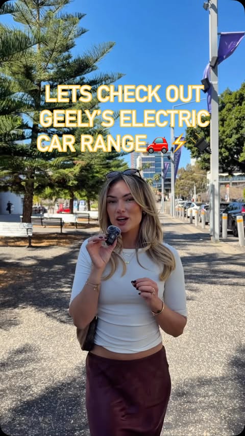 Instagram post by @sineadheg for Geely. Caption reads: [...] pleasure of viewing the new range from....