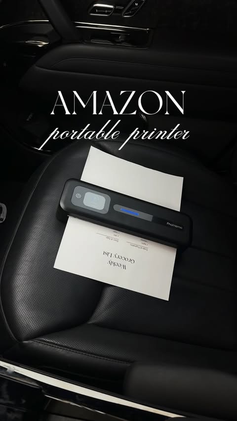 Instagram post by @thesunkissedlife_ for Phomemo. Caption reads: follow, then comment “PRINT” for a dm💌 (you must....