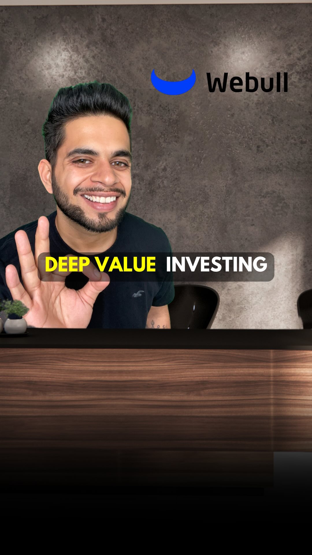 Instagram post by @frugalrahul for Webull. Caption reads: [...] I usually keep a balance in my Webull....