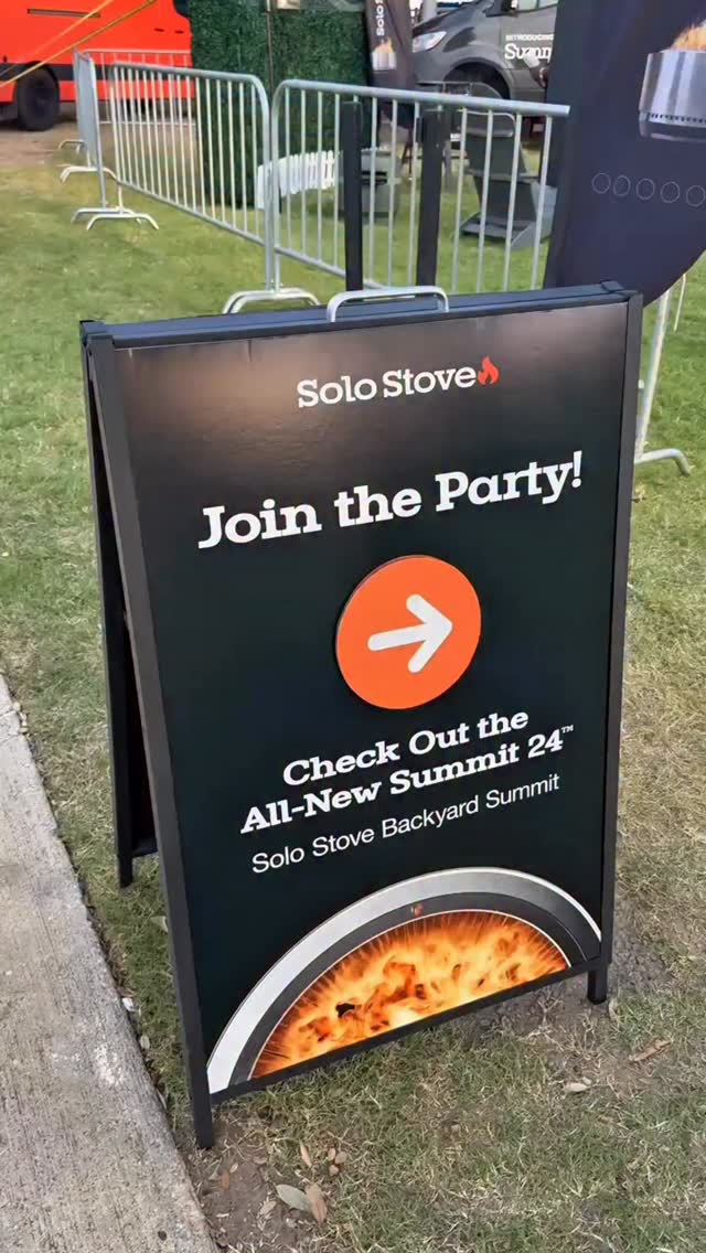 Instagram post by @firehousegrub for solostove. Caption reads: @solostove invited us out on Sunday for their....