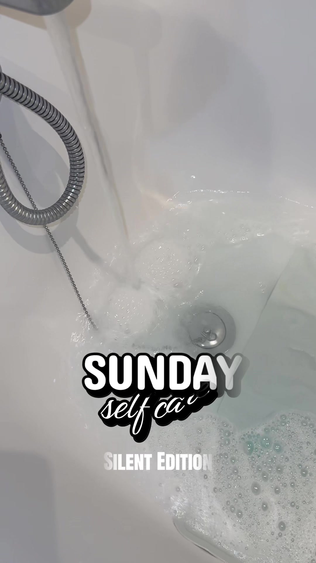 TikTok post by @thelifeofbeth_ for Aussie Hair. Caption reads: [...] care and unwind with me in silence 🤫....