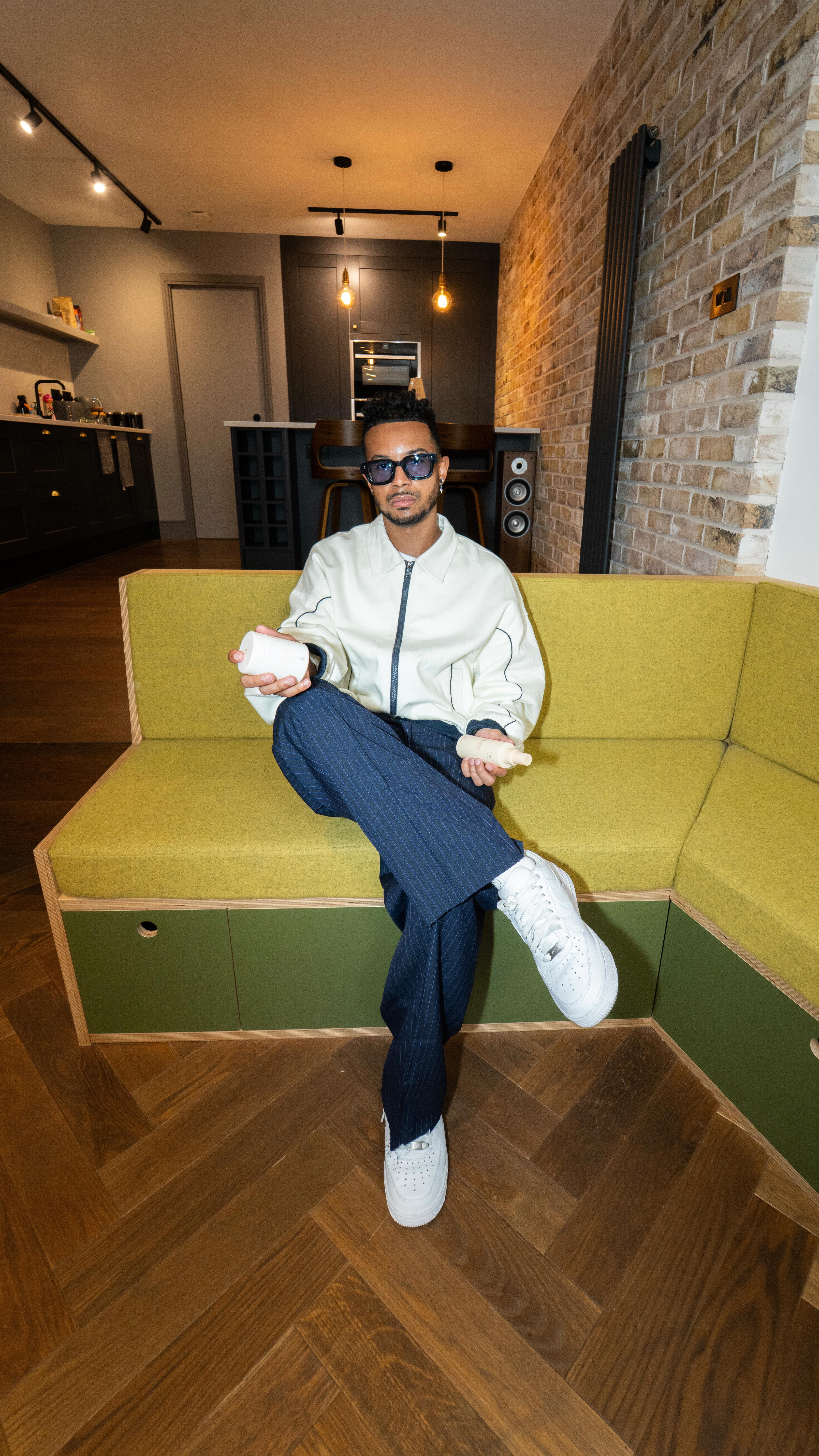 Instagram post by @septembermondays for hims. Caption reads: [...] but we’re in the future now and with @hims,....