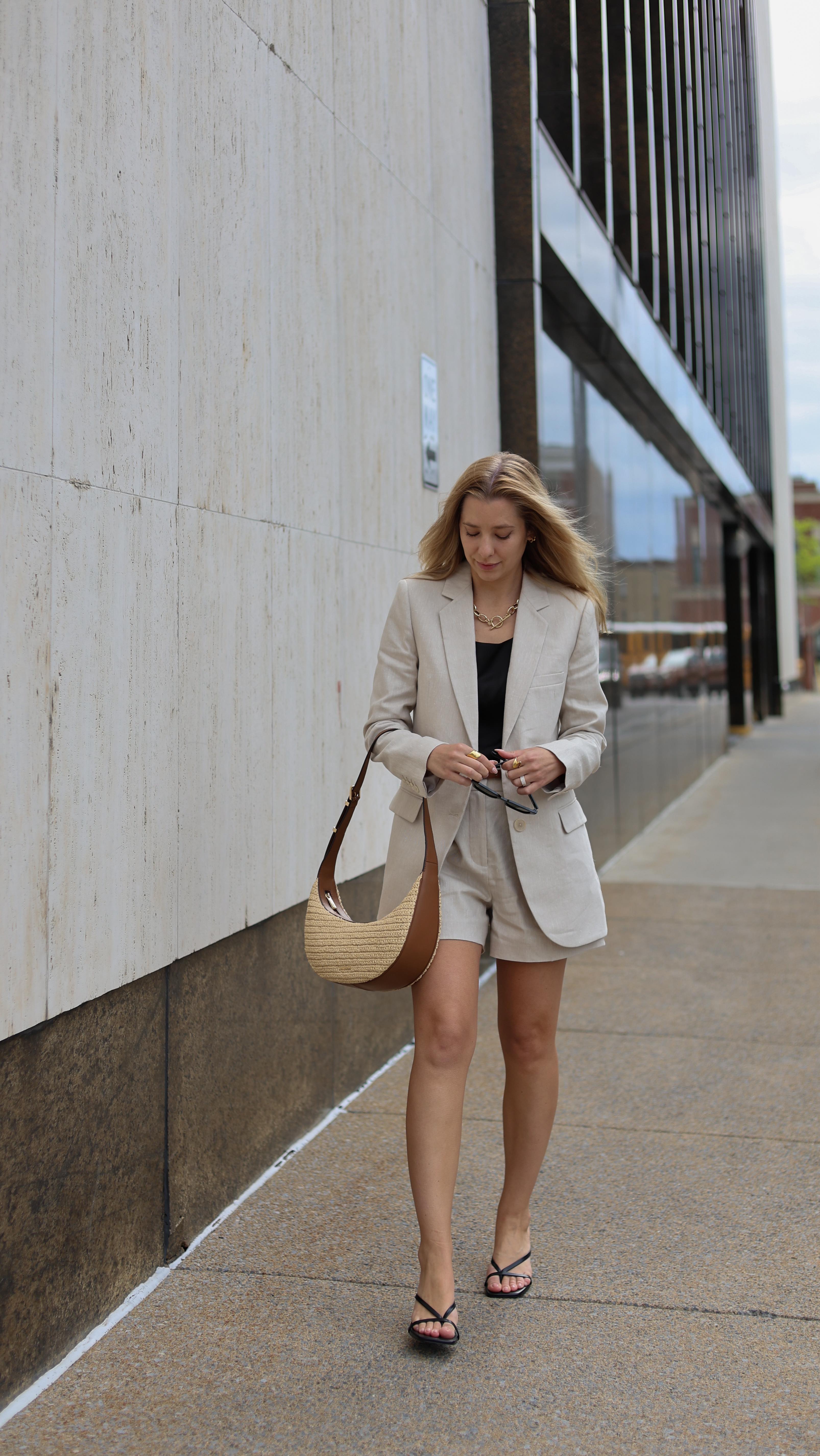 Instagram post by @ashleywalseman for Michael Kors. Caption reads: Effortless meets elevated. 
Look c/o @michaelkors....