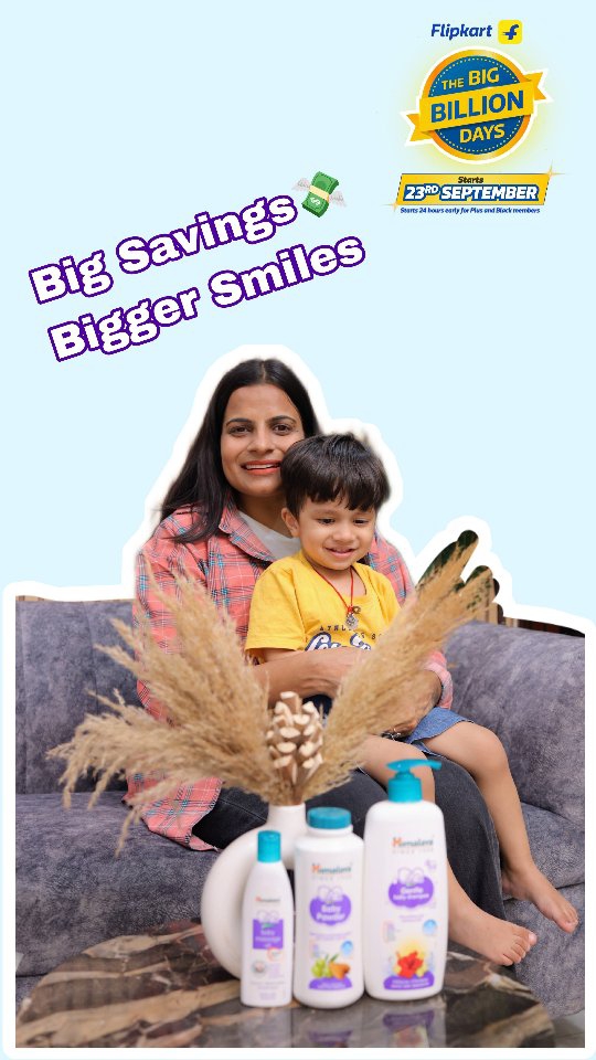 Instagram post by @thepink.journey for Himalaya Babycare. Caption reads: Choose Himalaya for your baby’s daily care 💚....