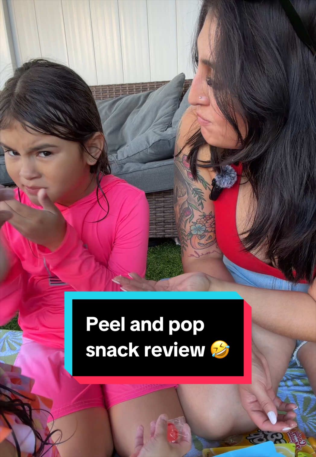 TikTok post by @spookymami1995 for Happy Global Choice. Caption reads: [...] and pop fruit snack! We loved it @HAPPY....