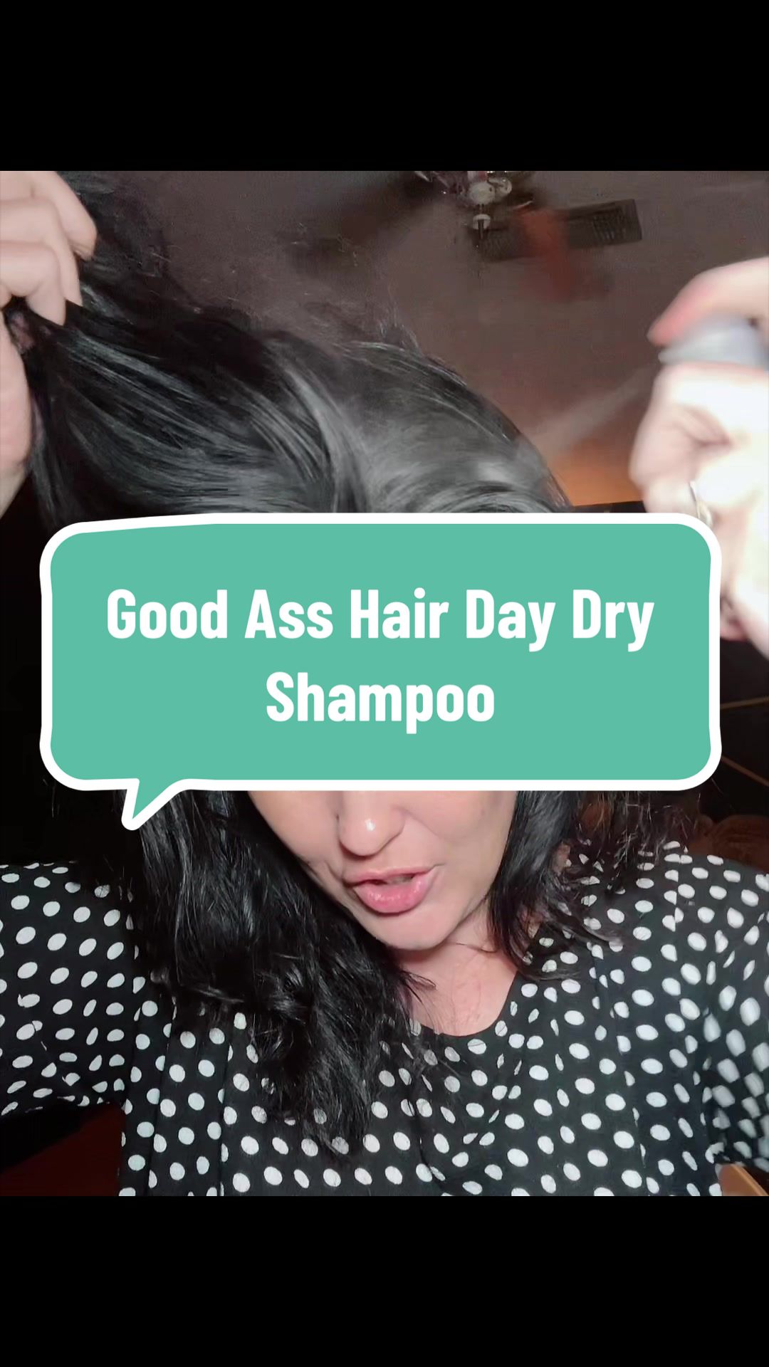 TikTok post by @kelly.ann.b for Good Ass Hair Day. Caption reads: What would I do without @Good Ass Hair....