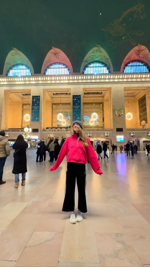 Instagram post by @anna_barger for T-Mobile. Caption reads: Touching grass outside of NYC with the help....