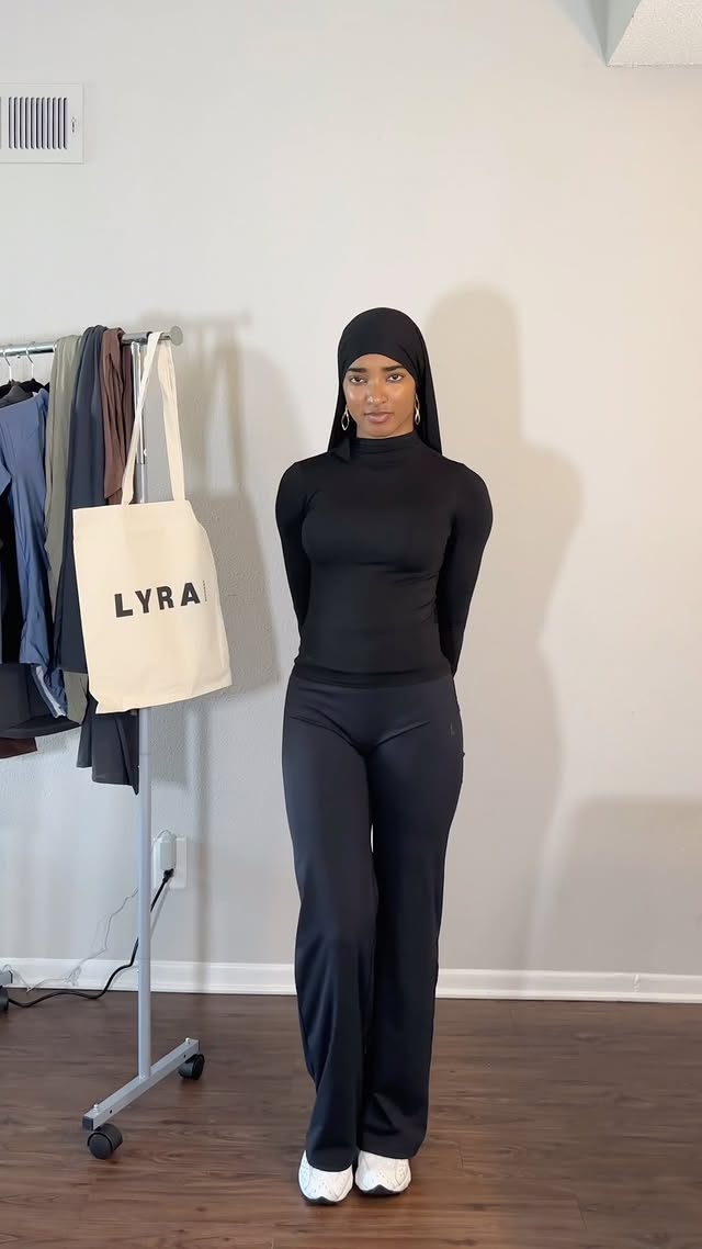 Instagram post by @xnaijax for LYRA Modest. Caption reads: Ahhhh PR box from @lyramodest #lyramodest #lyra....