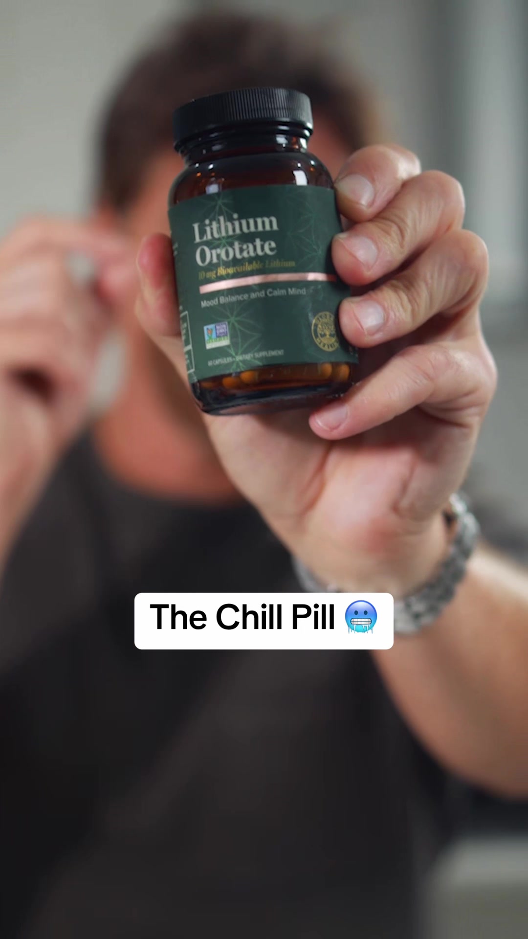 TikTok post by @paulschriner for Global Healing. Caption reads: [...] #nootropic #lithiumoratate @Global Healing.