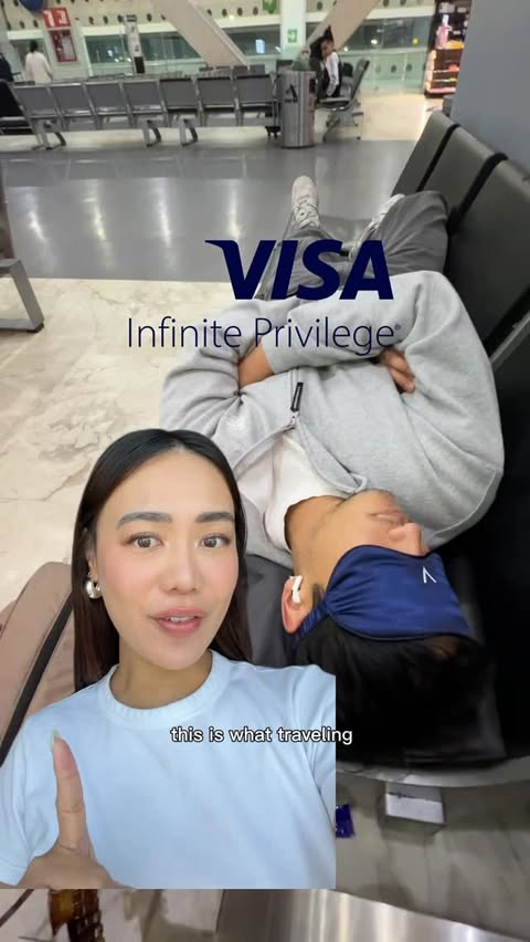 Instagram post by @katiecung for Visa. Caption reads: #Ad With the @visaca Infinite Privilege Card, I....