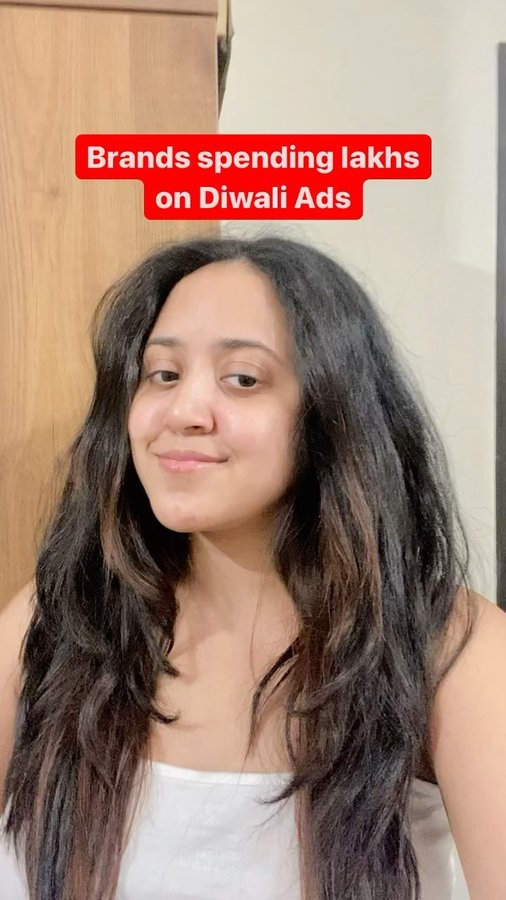 Instagram post by @simran.kulkarni for Social Samosa. Caption reads: People who work in advertising will understand the....