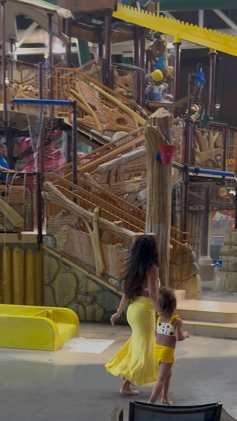Instagram post by @tarynnslater for Great Wolf Lodge. Caption reads: Doctors orders 👩🏻‍⚕️🩺 @greatwolflodge We’ve....