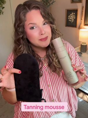 TikTok post by @annagrace_tt for Dolce Glow. Caption reads: I can’t wait to be tan all winter long @DOLCE GLOW....