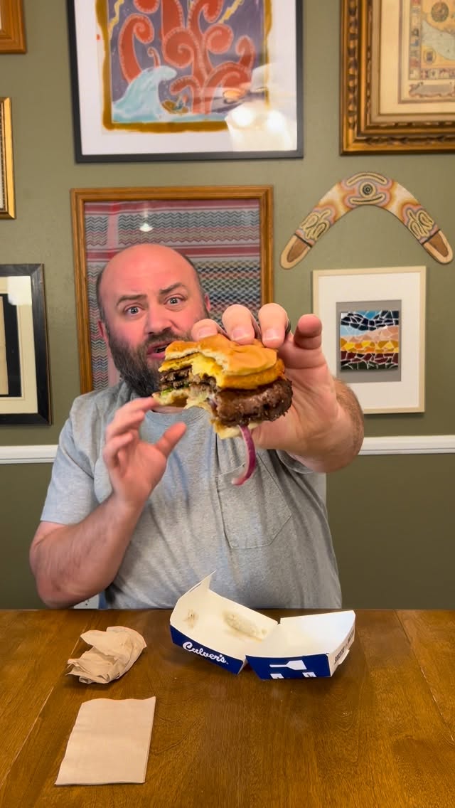 Instagram post by @imjermee for Culver’s. Caption reads: Had to give the @culvers curderburger a try while....