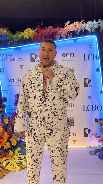 Instagram post by @minagerges for LCBO. Caption reads: This Pride, I’m so proud to work with the @lcbo....