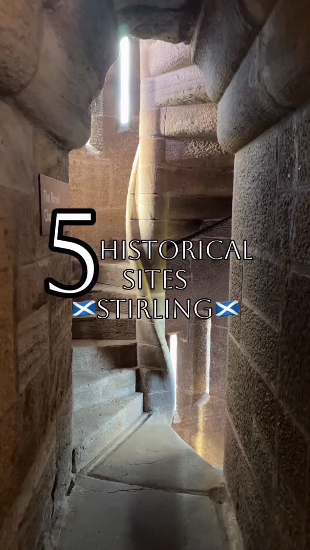 Instagram post by @emilyinscotland for VisitScotland. Caption reads: Step back in time with me as I explore 5 of....