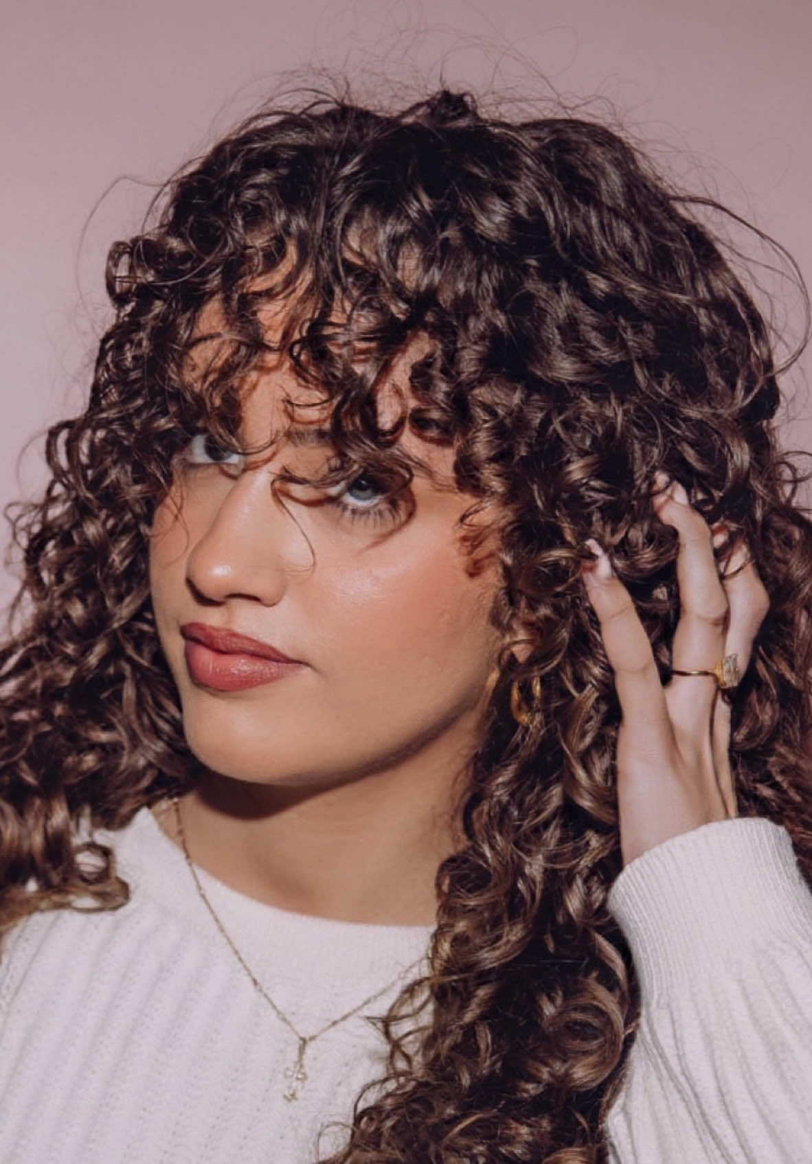 TikTok post by @libsherratt for JVN Hair. Caption reads: @JVN Hair So gloss treatments definitely work for....