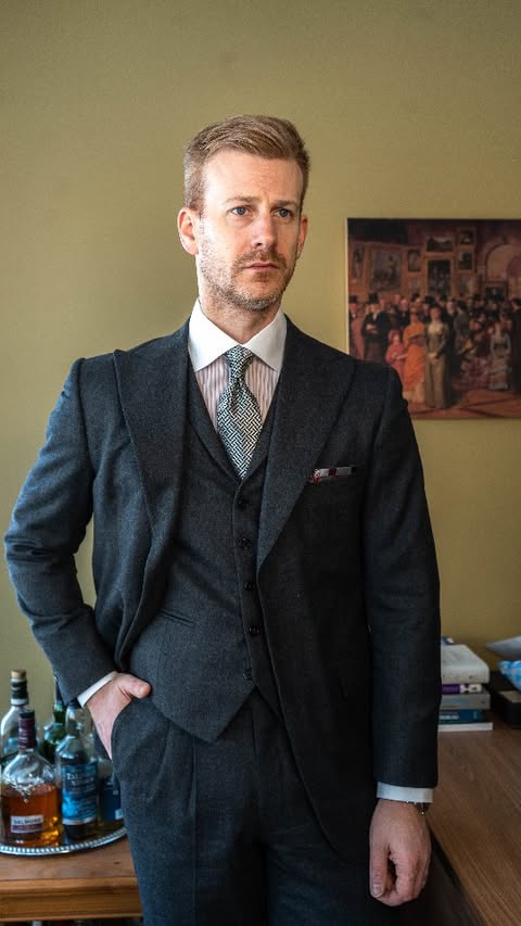 Instagram post by @smalltowndapper for OTAA. Caption reads: A week of @otaa ties (and a surprise at the end)....