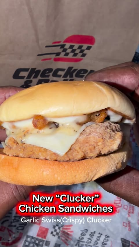 Instagram post by @callanthony_ for Checkers & Rally’s. Caption reads: [...] y’all seen the new look of This....