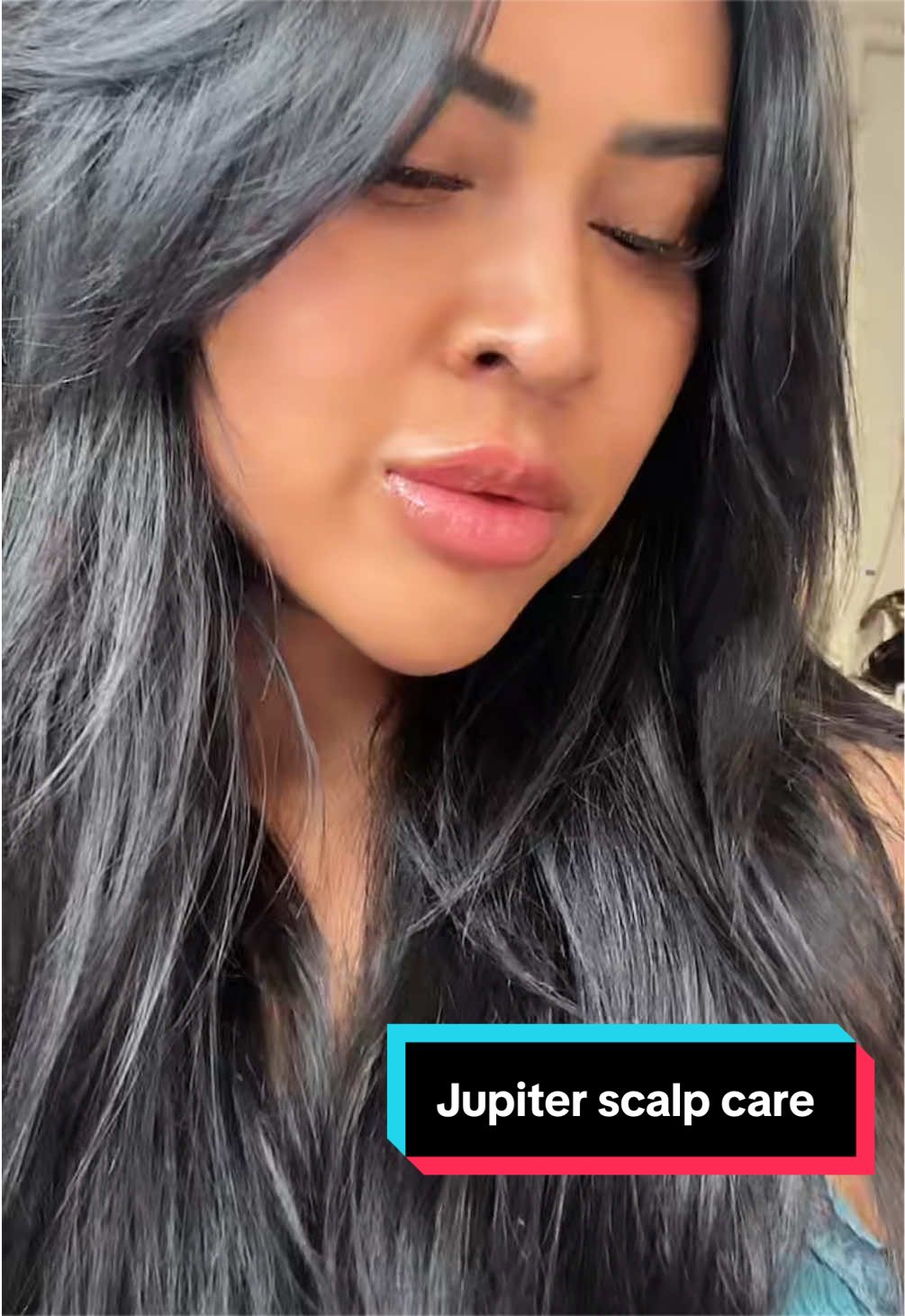 TikTok post by @tanyaaa777777 for Jupiter. Caption reads: @Jupiter healthy hair starts with a healthy scalp....