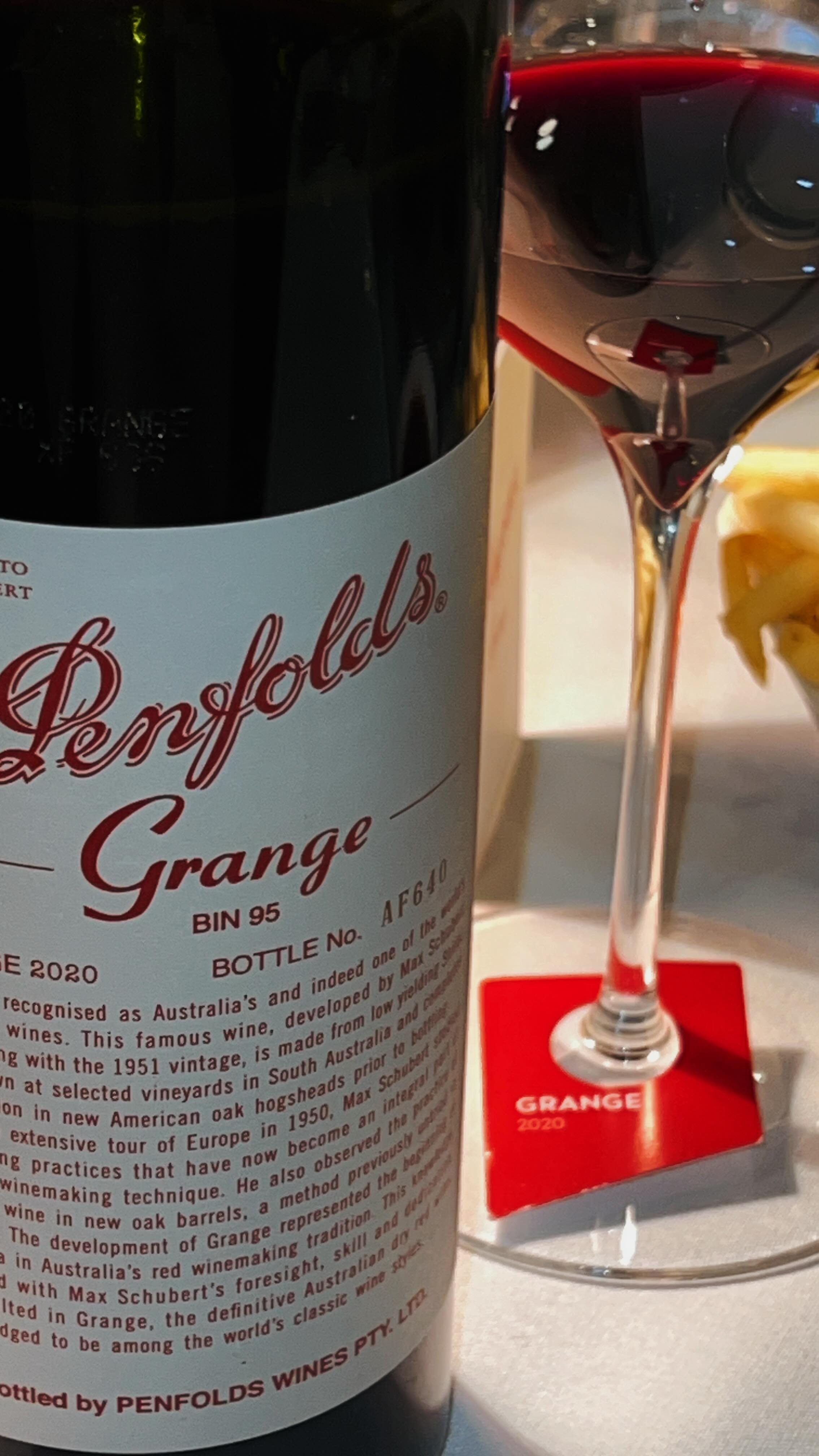 Instagram post by @amypejkovic for Penfolds Wines. Caption reads: What better way to pair @penfolds than with some....