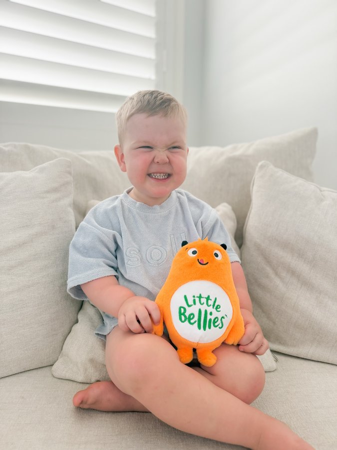 Instagram post by @the_banksfam for Little Bellies. Caption reads: Having a happy Halloween thanks to @littlebellies....