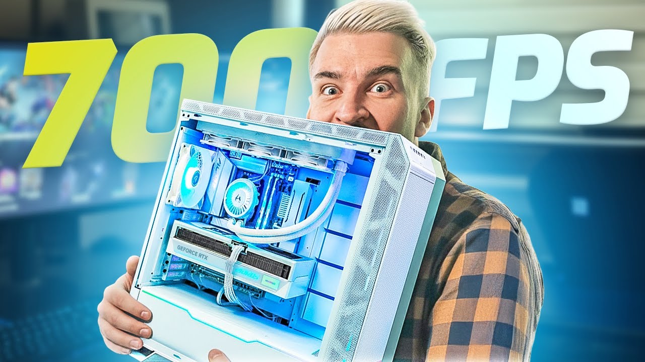 YouTube post by @izakLIVE for Media Expert. Caption reads: I HAVE 700 FPS IN CS?!.