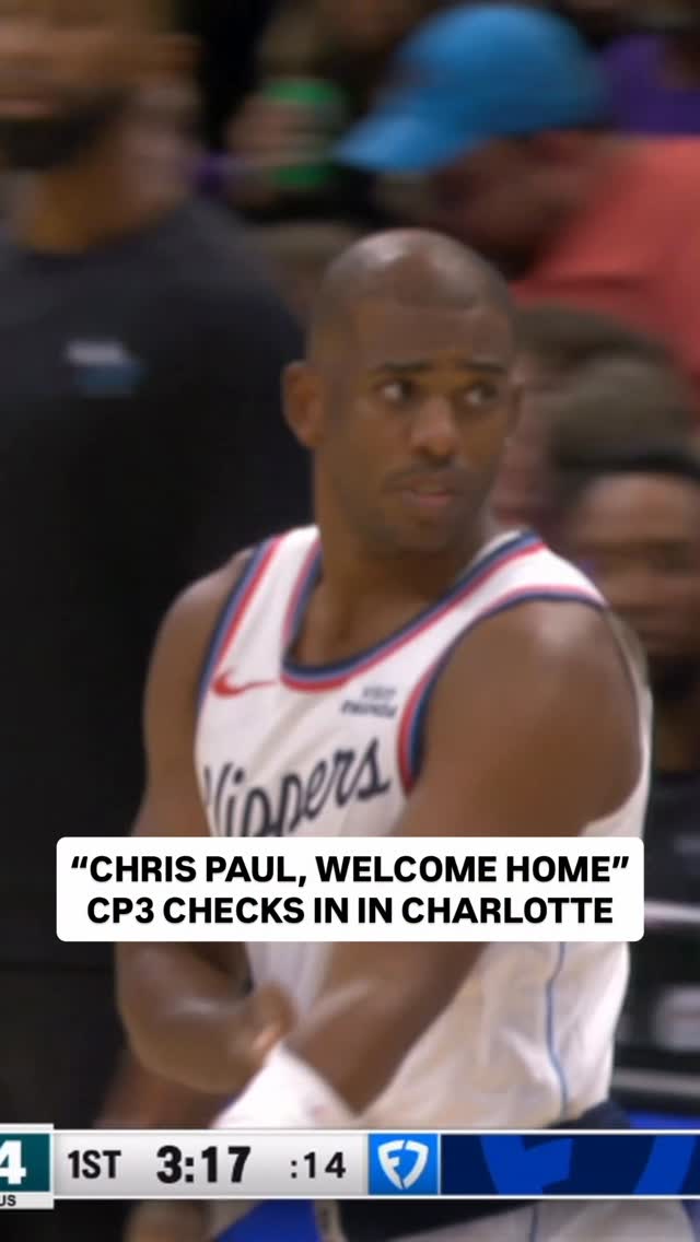 Instagram post by @laclippers for NBA. Caption reads: Back in home state North Carolina, @cp3 checks in....