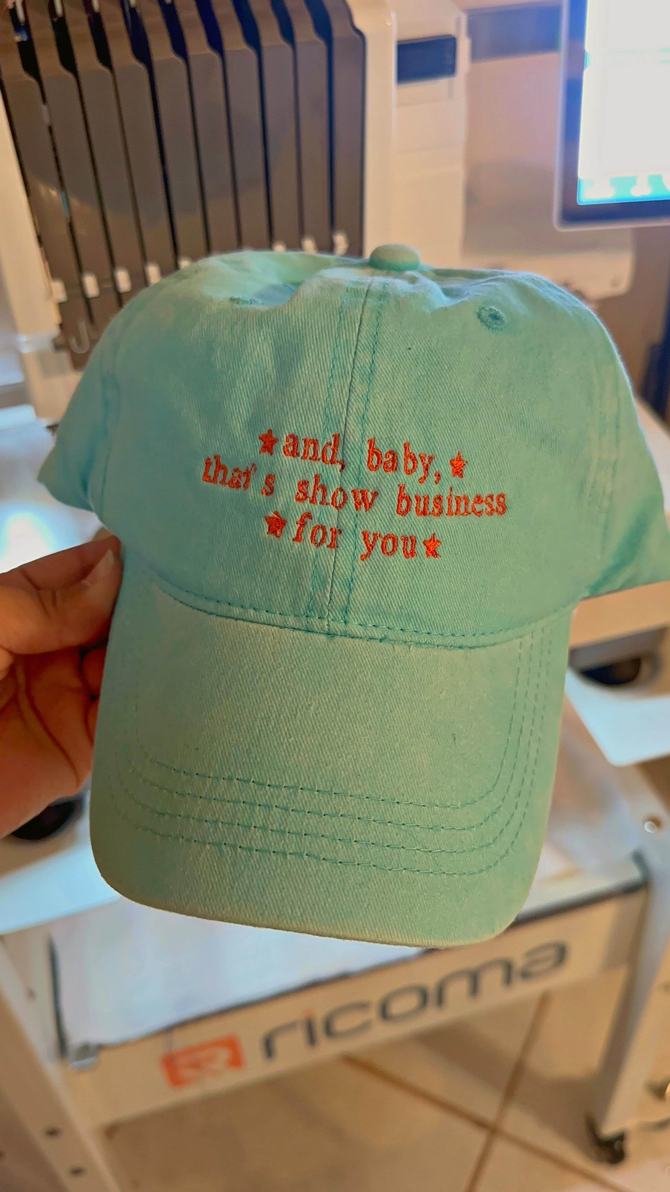 Instagram post by @craftingbymayra for Ricoma. Caption reads: [...] I’ve created about 10ish hats with my....