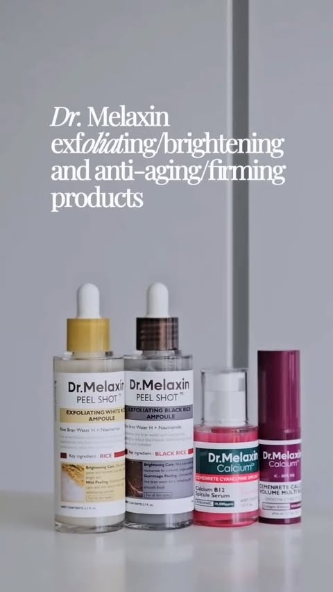 Instagram post by @thearchitectstochter for Dr.Melaxin. Caption reads: AD @dr.melaxin_global x @yesstyle If you use these....