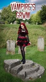 Instagram post by @punky.pixiee for Punkdesign Shop. Caption reads: 🦇🩸A vampire's get ready with me🩸🦇
Watch till....