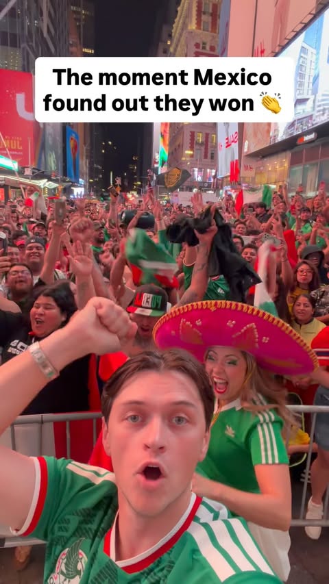 Instagram post by @z100newyork for iHeartRadio. Caption reads: Live from Times Square #ad #chiefworldcupwatcher.
