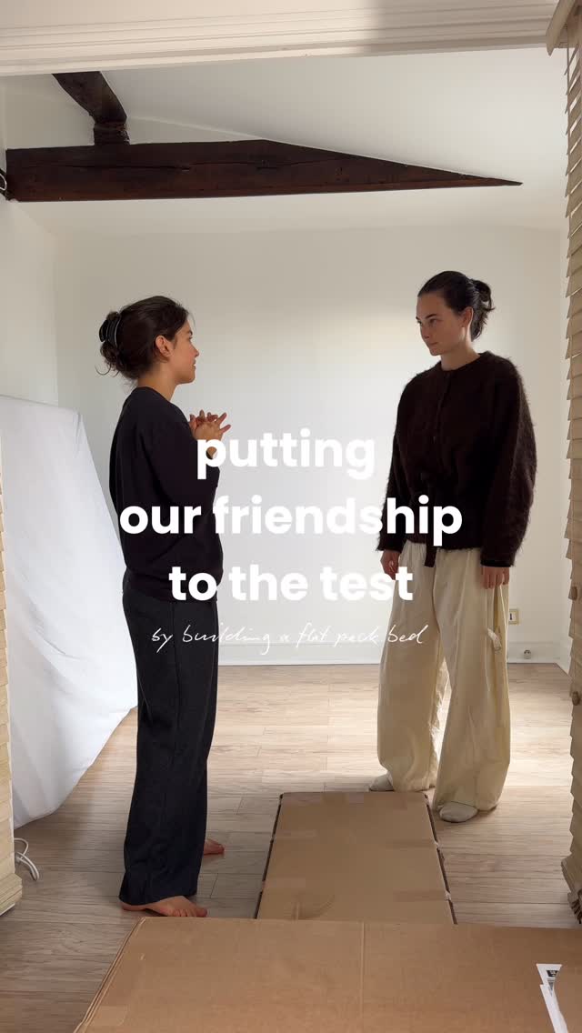 Instagram post by @siennakitchener for Westwing. Caption reads: I FINALLY HAVE A BED.