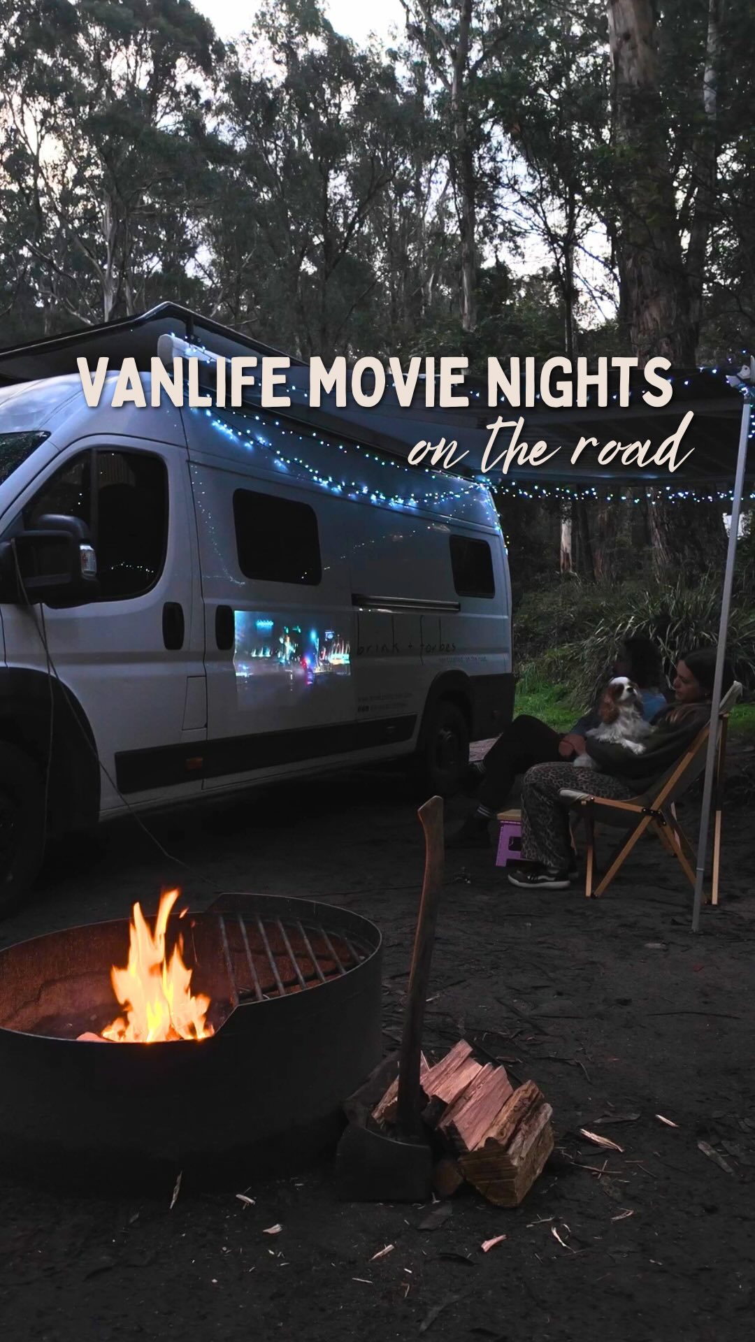 Instagram post by @brinkandforbes for NEBULA. Caption reads: ✨ We’ve been using the Nebula Capsule Air to watch....