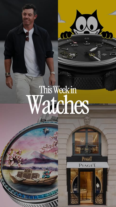 Instagram post by @itschadalexander for LVMH. Caption reads: This Week in Watches In partnership with Kalshi..