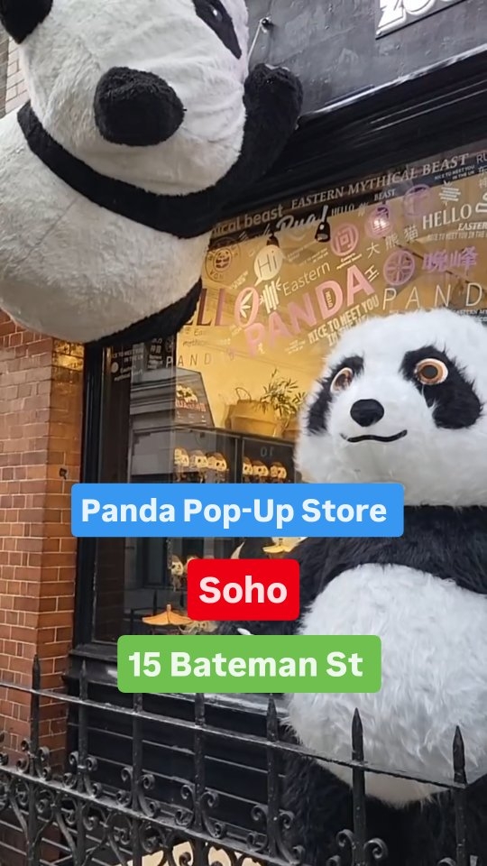 Instagram post by @we_are_the_baldwins for Bounty. Caption reads: [PR Invite] 🐼 The cutest Pandas came to London....