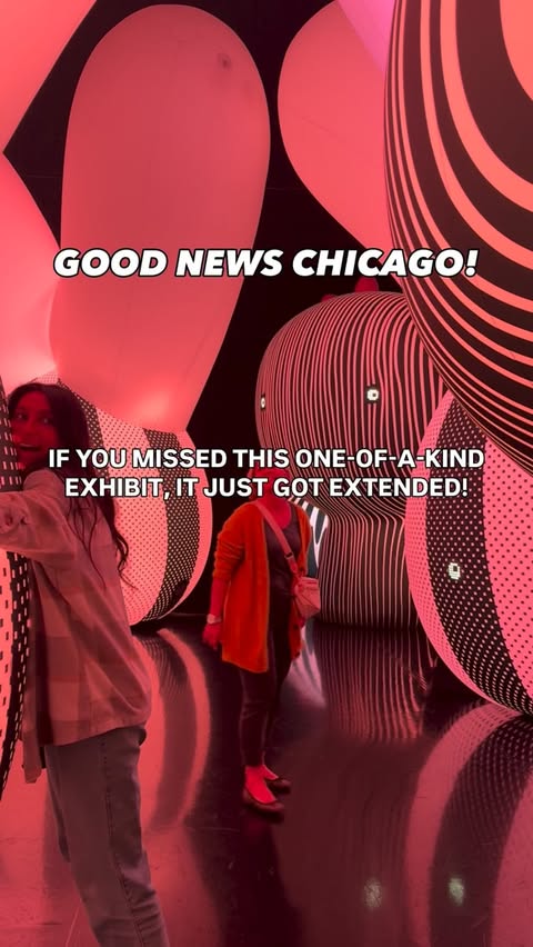 Instagram post by @goingandexploring for Balloon Museum. Caption reads: Balloon Museum landed in Chicago and it’s here to....