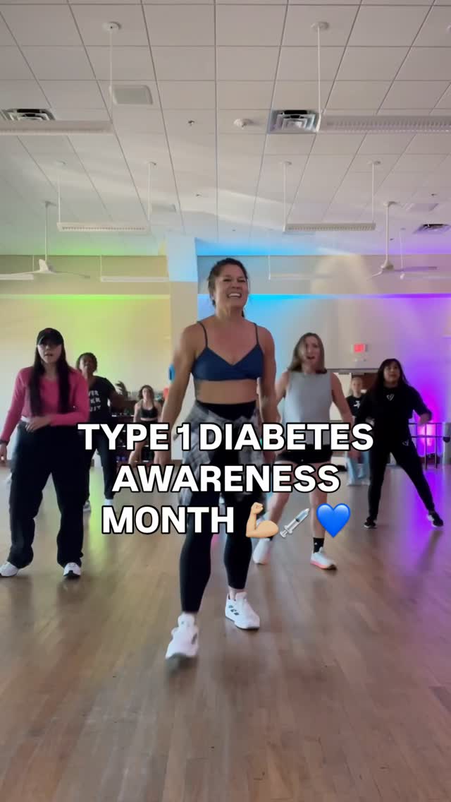Instagram post by @laceupcardiodance for Dexcom. Caption reads: I still got a lot of fight left in me 💙 November....