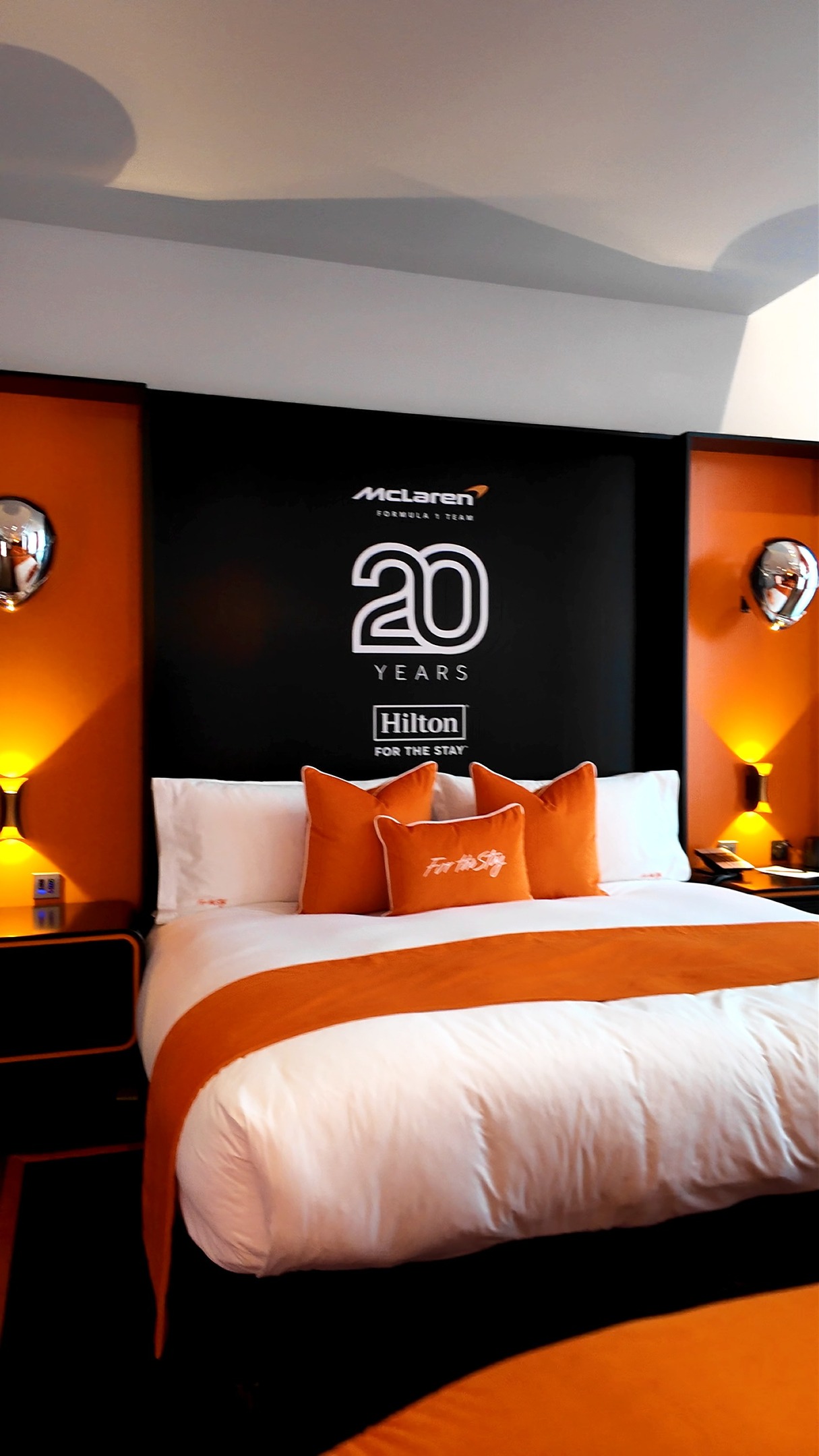 Instagram post by @_aarava for Logitech G. Caption reads: The craziest F1 themed Hotel Suite that has ever....