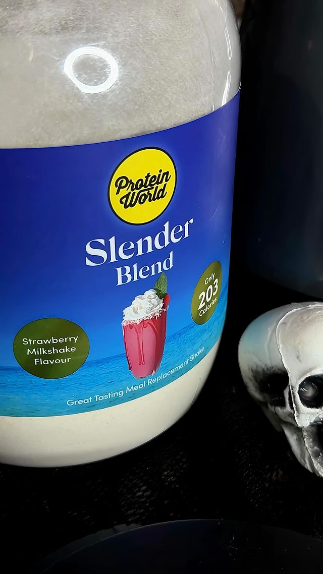 Instagram post by @amanda_roussin for Protein World. Caption reads: 🎃👻 Spooktacular sips are here! 🎃👻 I’m....