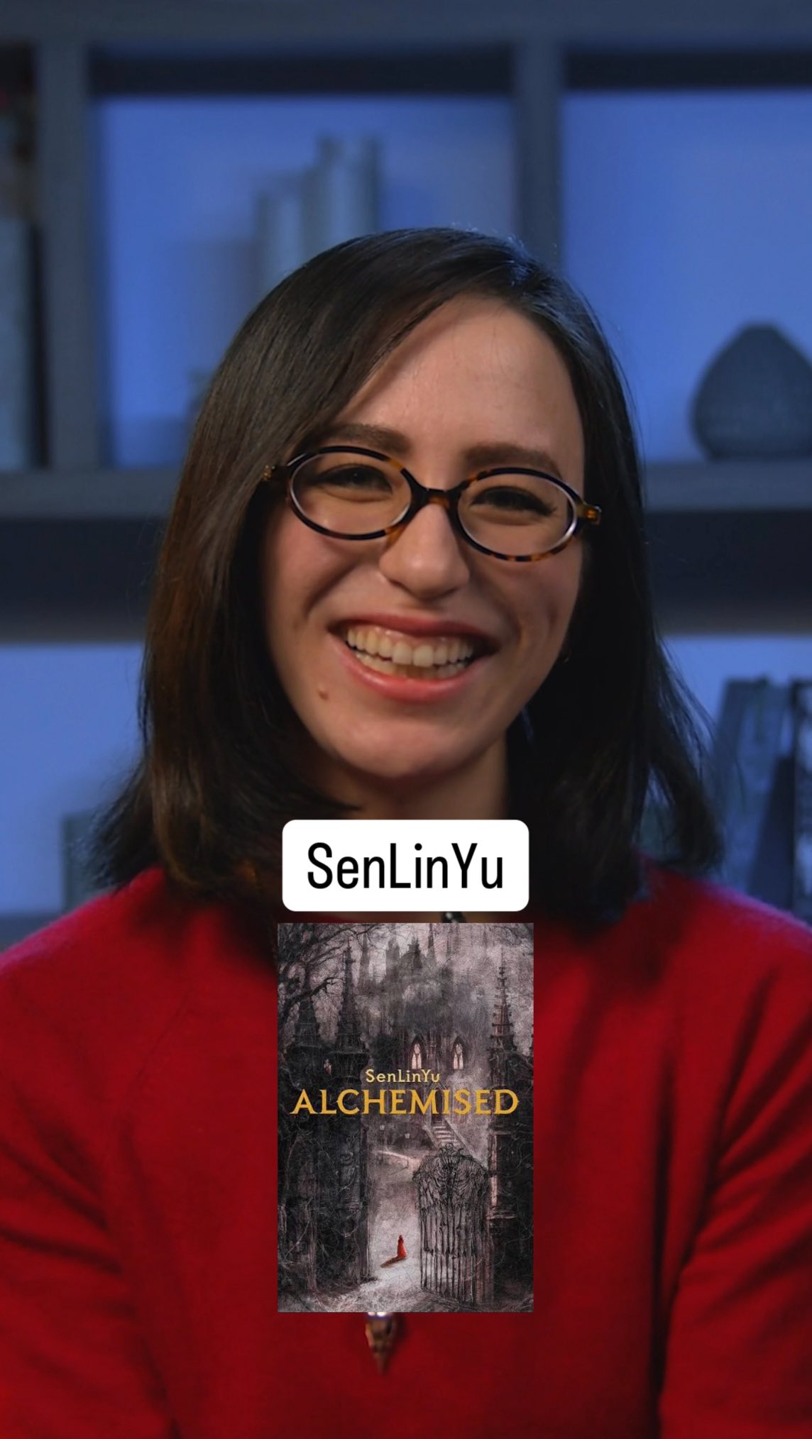 Instagram post by @senlinyuwrites for Goodreads. Caption reads: 900,000: that’s how many words fantasy author....