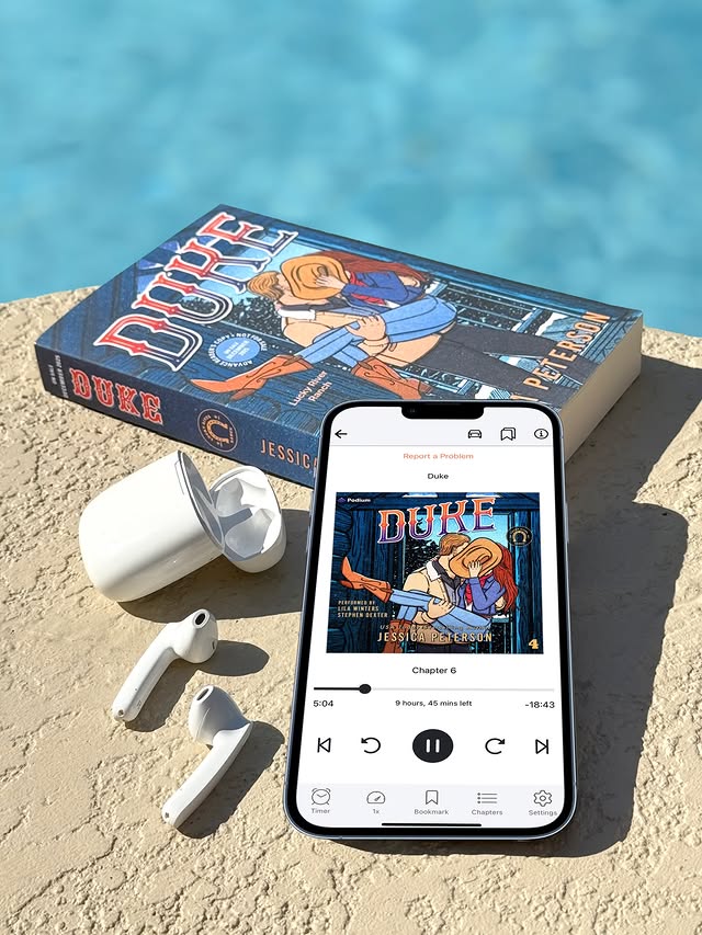 Instagram post by @beach.reading for Bloom Books. Caption reads: DUKE by Jessica Peterson

Thank you....